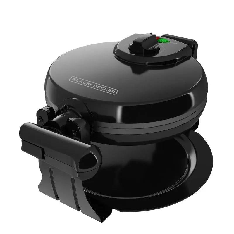 Waflera Black+Decker WM1000B Giratoria Negra